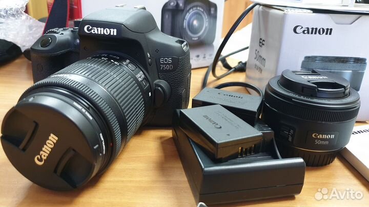 Фотоаппарат Canon 750d