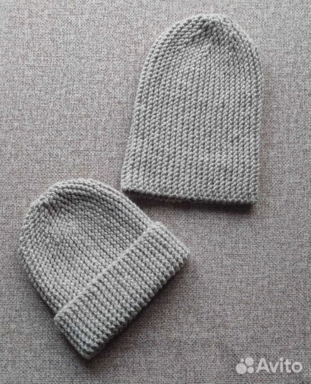Шапка, снуд, бактус ручной вязки