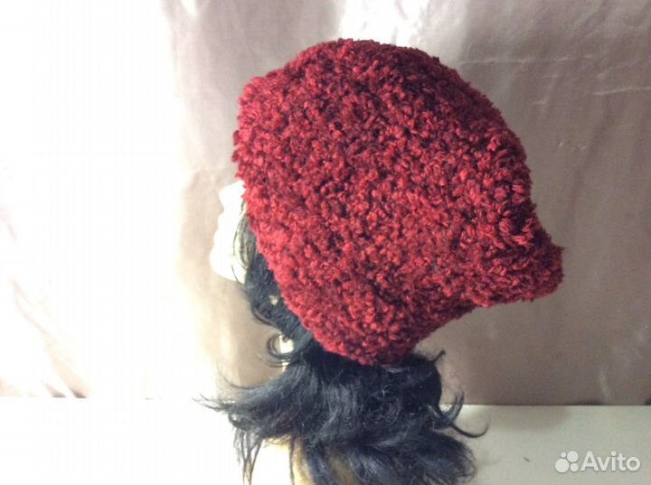 Роскошная папаха, пряжа букле, р 56-57, арт 266