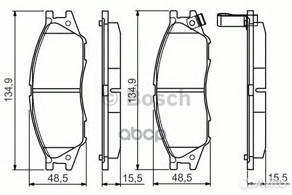 0 986 495 146 Колодки тормозные nissan almera C