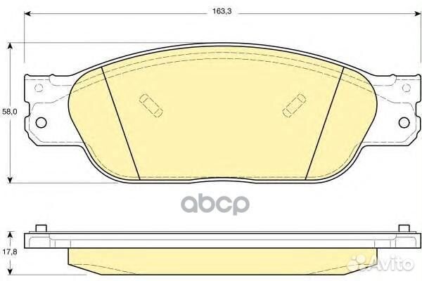 6114019 Колодки тормозные jaguar S-type/XJ 99