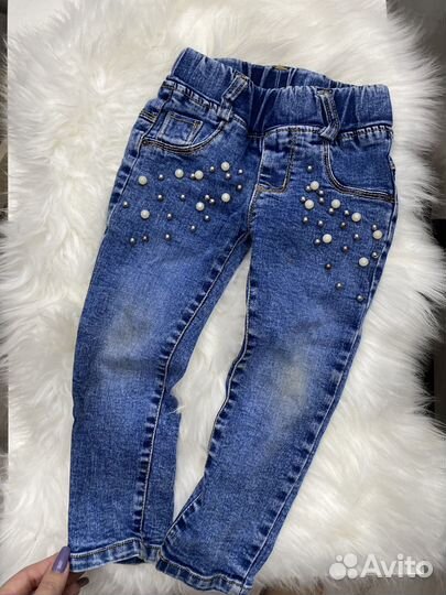Джинсы для девочки 80 86