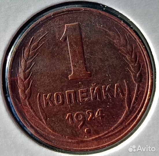 СССР 1 копейка, 1924