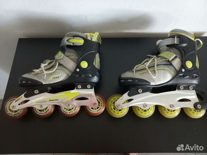 Ролики детские раздвижные 34-38 xiang tian abec-7