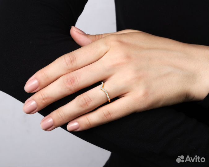 Золотое кольцо Tiffany&Co Soleste V