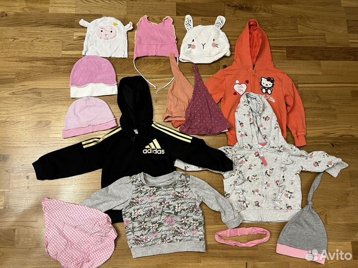 Пакет вещей на девочку 74 80 размер