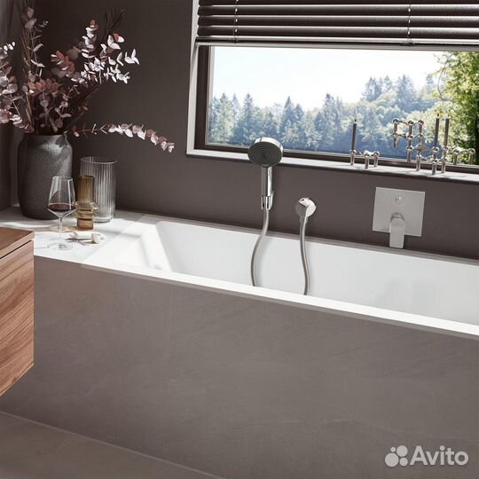 Душевой гарнитур Hansgrohe Pulsify Select Relaxation 24302000 шланг 125 см, хром