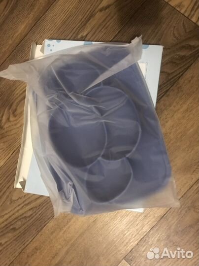 Детскпя силиконовая секционная тарелка на присоске