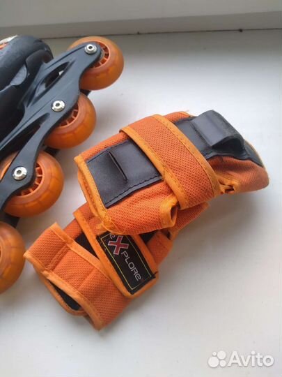 Роликовые коньки раздвижные р 30-33