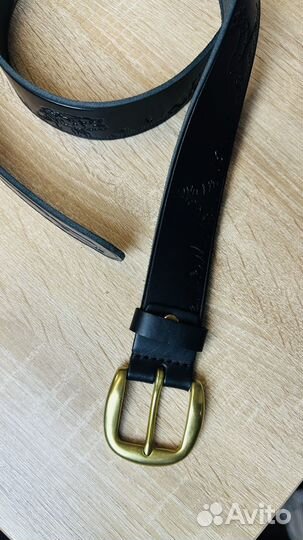 Ремень кожаный мужской Охота