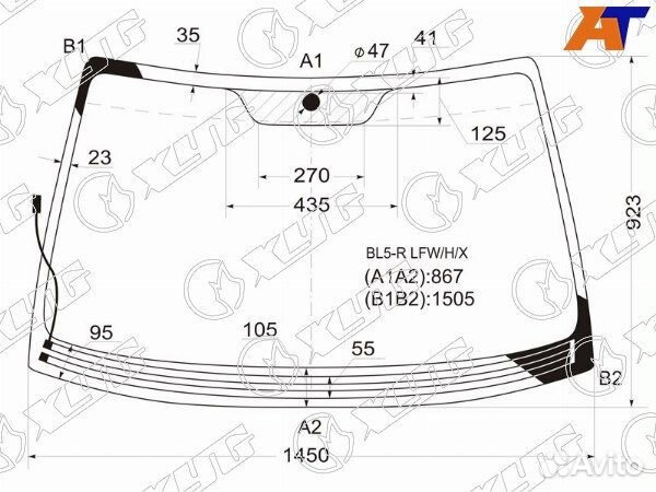 Стекло лобовое subaru legacy