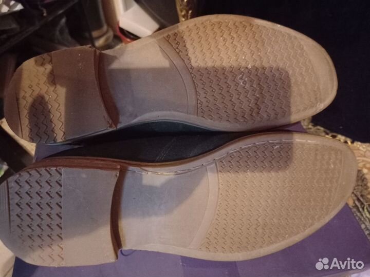 Ботинки зима-нат.замша на меху