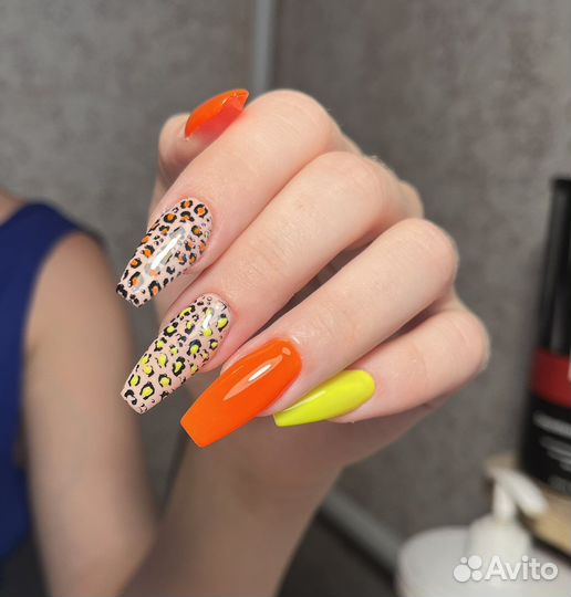 Маникюр гель лак, коррекция бровей Парк победы