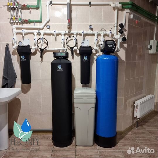 Обезжелезивание воды с загрузкой/Очистка воды