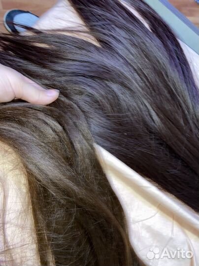 Волосы на заколках 60 см