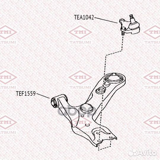 Опора шаровая перед прав/лев toyota Auris/R