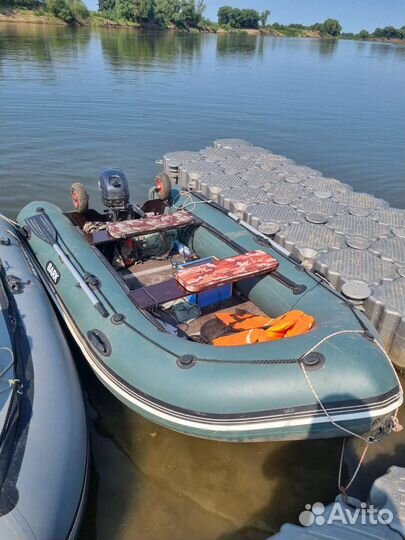 Надувная лодка с мотором, прицеп, эхолот