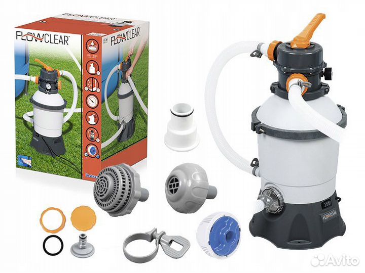 Песочный фильтр насос 3028л/ч