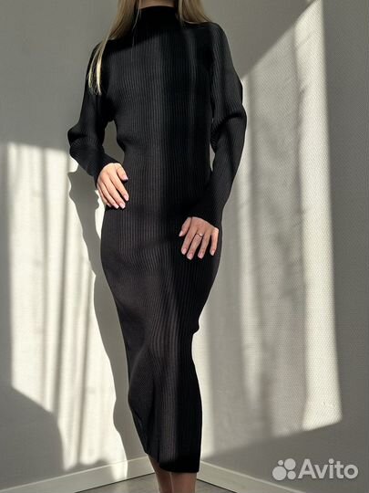 Платье лапша длинное