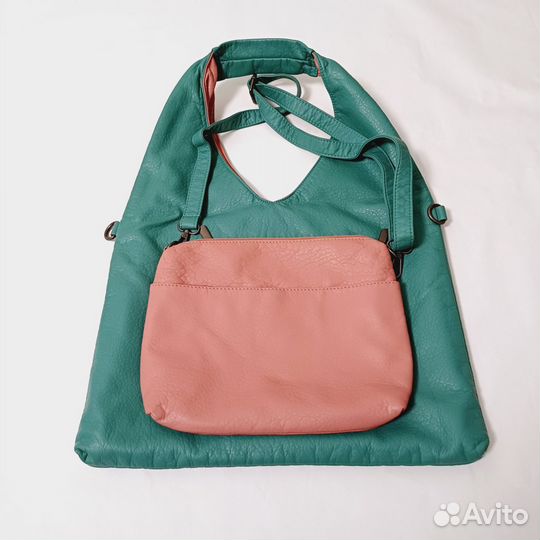 Сумка шопер кожа