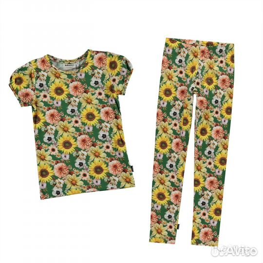 128 Новый комплект футболка и лосины Molo