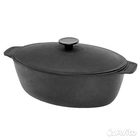 Утятница чугунная 6л