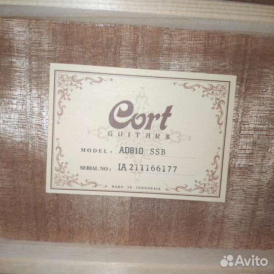 Акустическая гитара Cort AD810 SSB