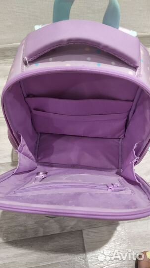 Ранец ортопедический школьный для девочки hatber