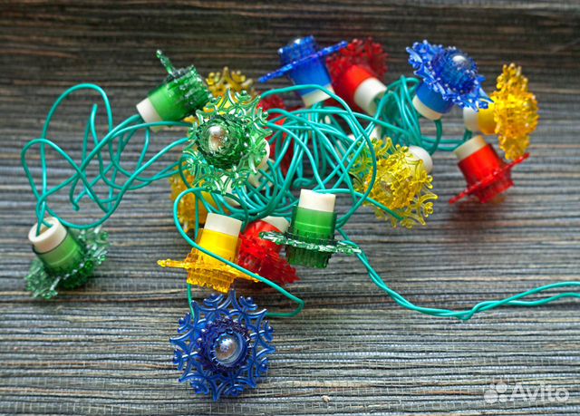 Гирлянда ёлочная СССР. В ремонт