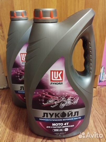 Масло Лукойл Мото 10W40 4T (4л)