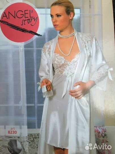 Ночная сорочка с халатом