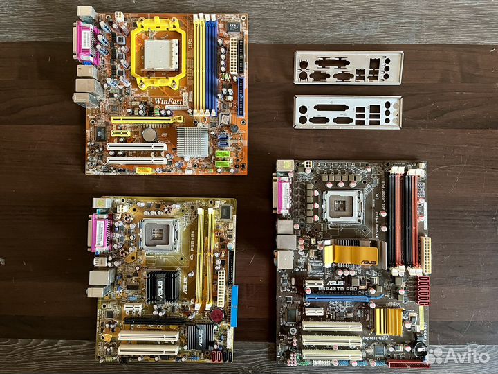 Материнские платы S-775 AM2 неисправные asus winfa