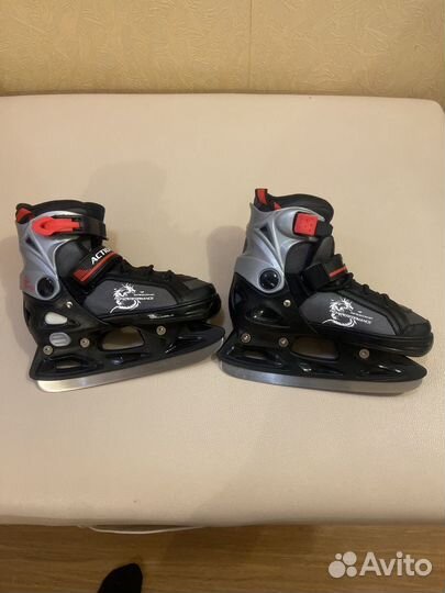 Коньки детские раздвижные 33 36