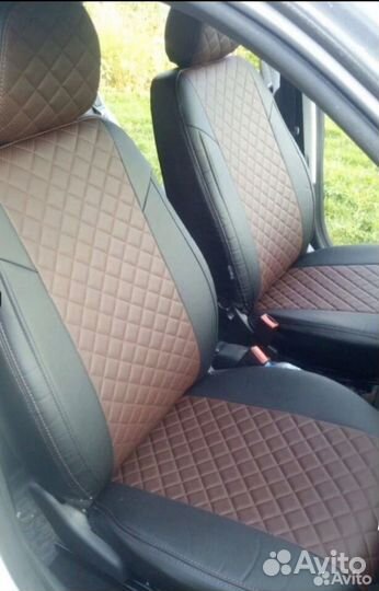 Чехлы LADA granta автопилот ромб шоколад
