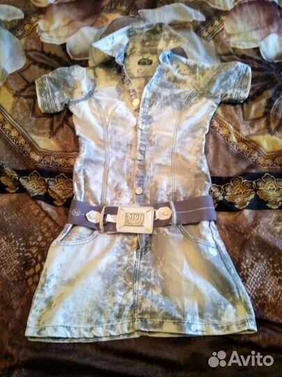 Джинсовое платье женское