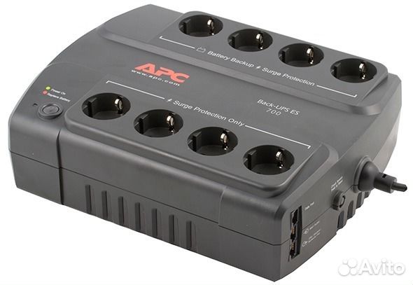 Бесперебойник Back-UPS ES700 и акк Delta 12V 7.2Aч