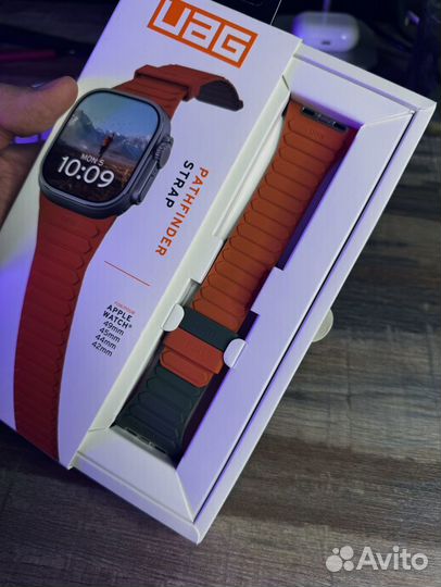 Ремешок UAG Strap Pathfinder Orange Apple Watch