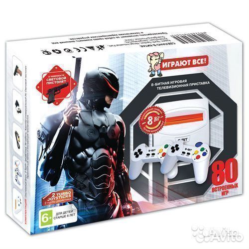 Dendy игровая приставка Robocop 80 игр