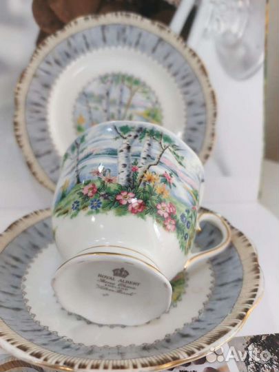 Английская чайная пара. Фарфор. Винтаж