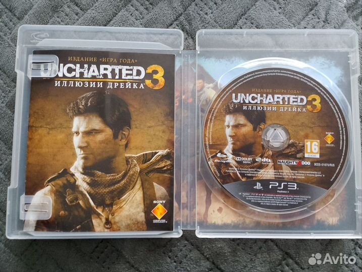 Трилогия Uncharted ps3