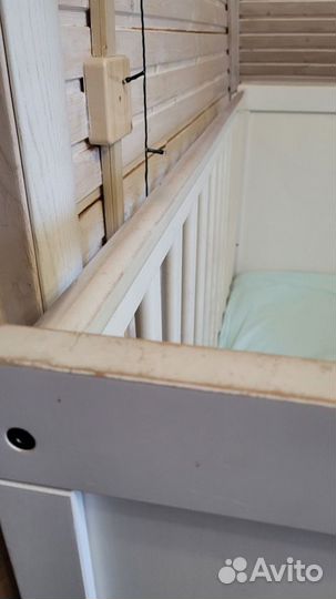 Кровать детская икеа сундвик с матрасом 120х60