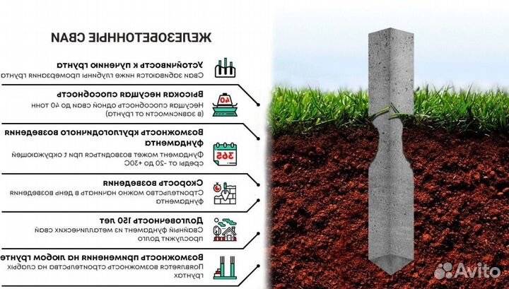 Железобетонные сваи