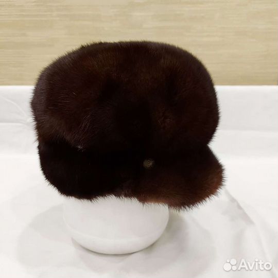 Зимняя женская норковая шапка