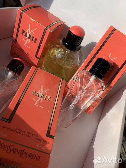 Коробки и флаконы от духов, духи