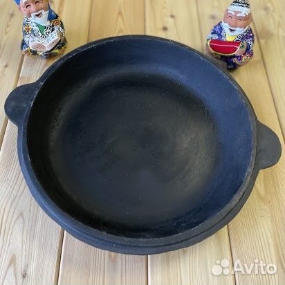 Казан чугунный 10л с крышкой-сковородой +шумовка