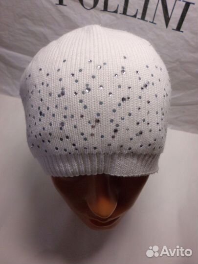 Шапка зимняя женская вязанная