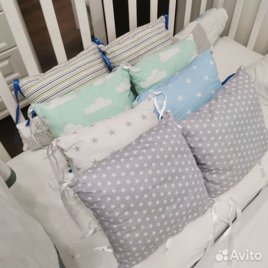 Бортики Подушки в детскую кроватку