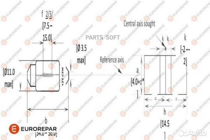 Eurorepar Лампа 12V-C5W 1616430780 Оригинал