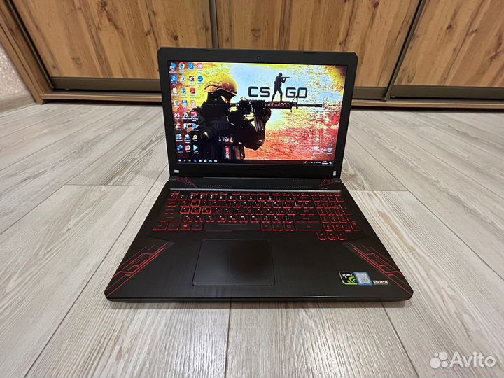 Геймерский asus FX80GM8300 (I5-8300H+GTX1060-6GB)