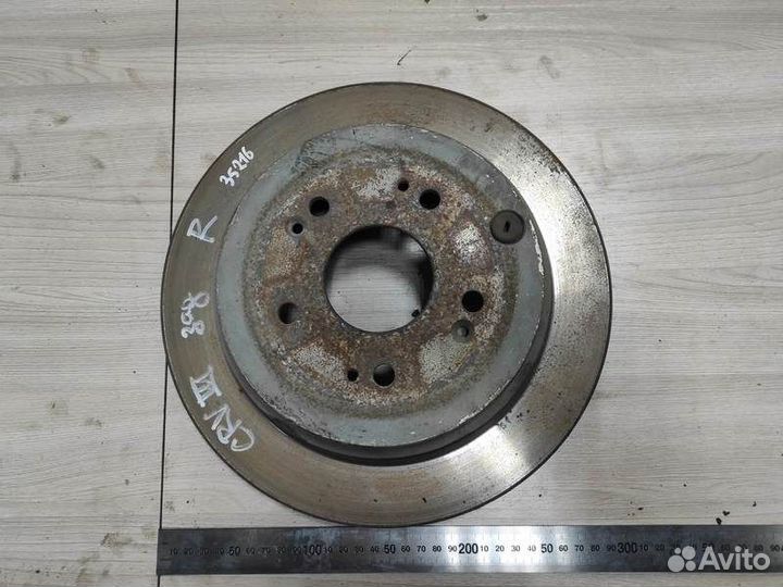 Диск тормозной задний Honda CR-V 3 RE с2006-2012г